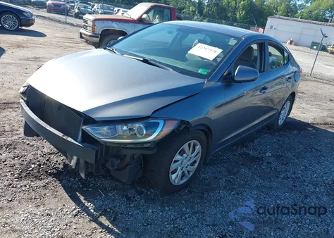 2018 Hyundai Elantra Se from USA, damaged, VIN 5NPD74LF2JH374537